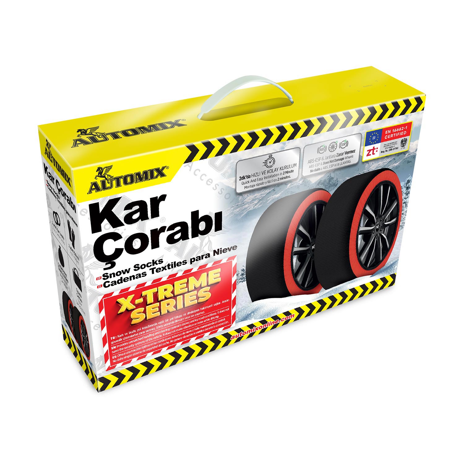 AUTOMIX KUTULU KAR ÇORABI LARGE X-TREME SERIES